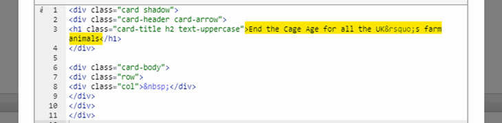 Action Form Title Code