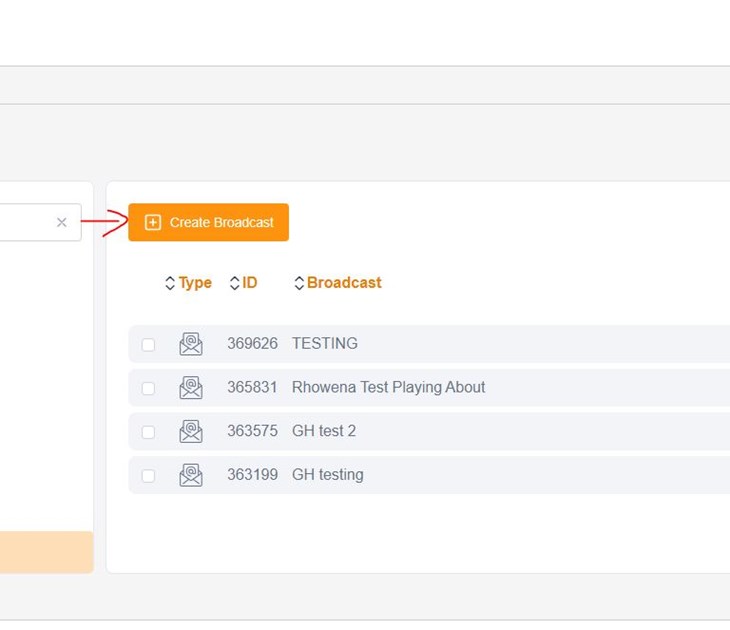 Creating an email broadcast in Engaging Networks
