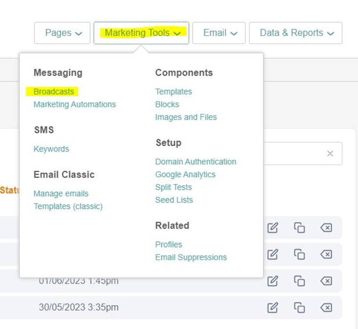 Engaging Networks Email Broadcast
