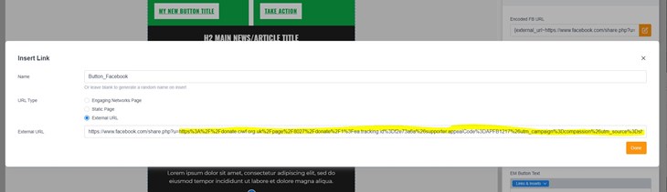 Facebook Share Links